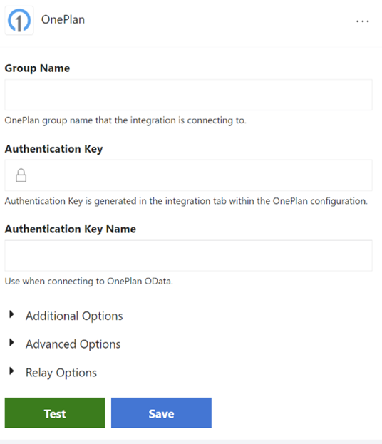 Tabular Data to OnePlan Plans – Support
