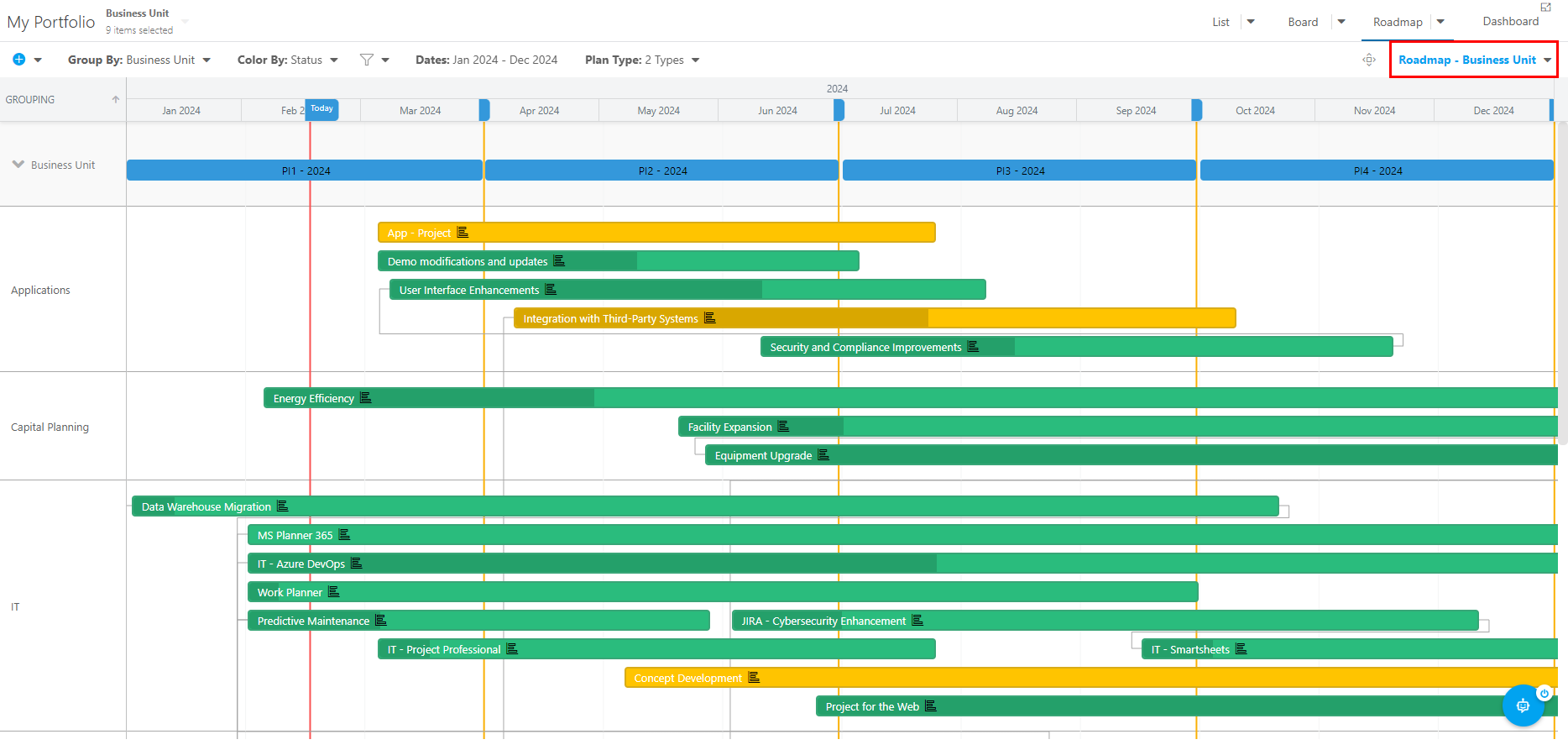 Trial Guide - My Portfolio - Roadmap - Business Unit View - Feb 24.png