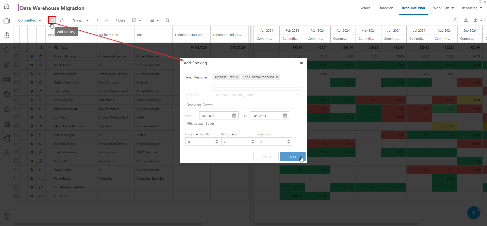 Trial Guide - Manag a Plan - Resource Plan Add Booking.png