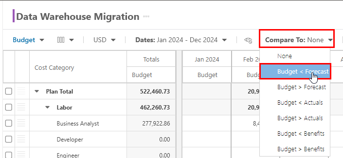 Trial Guide - Manage a Plan - Financial Plan Select Compare To.png