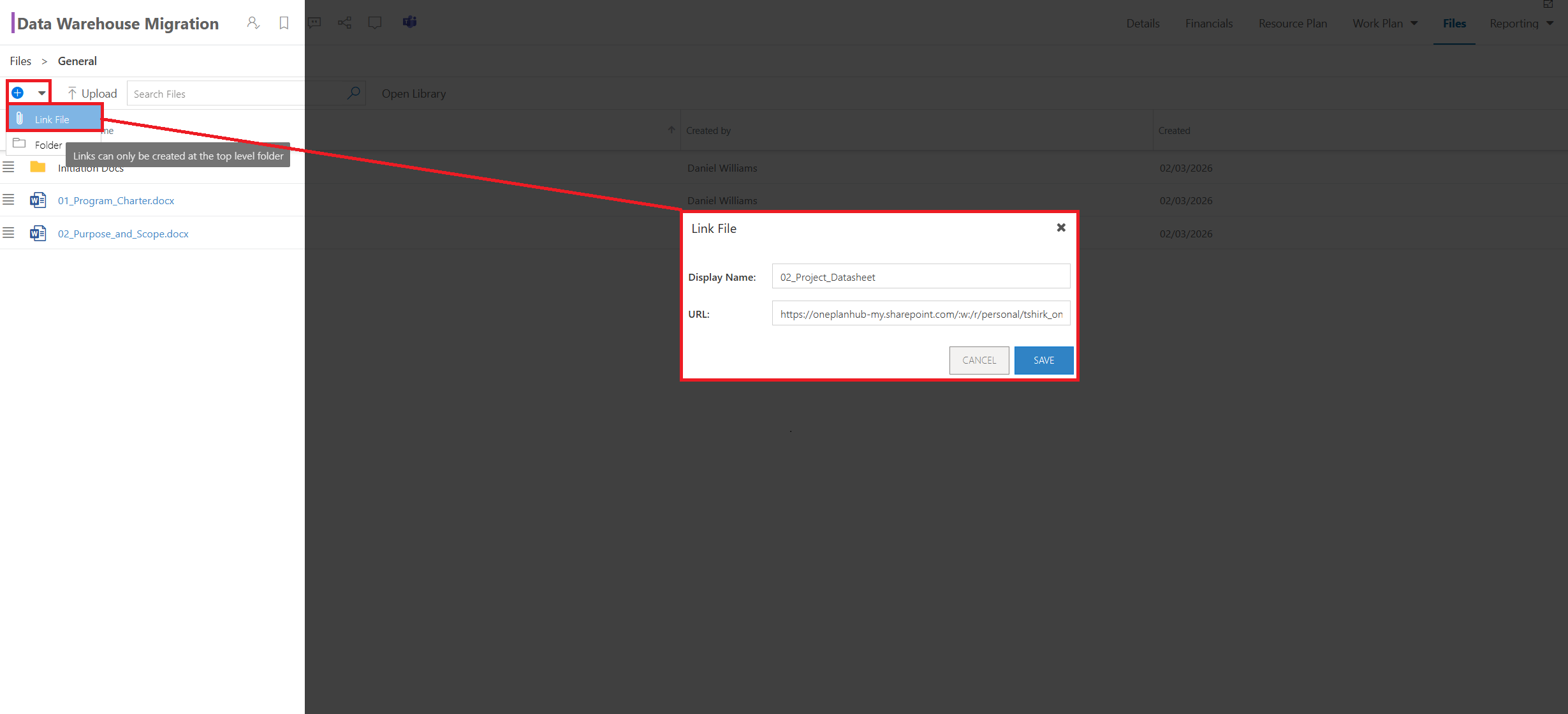 Plans - Files - Upload, Link, and Manage Files for Plans – Support