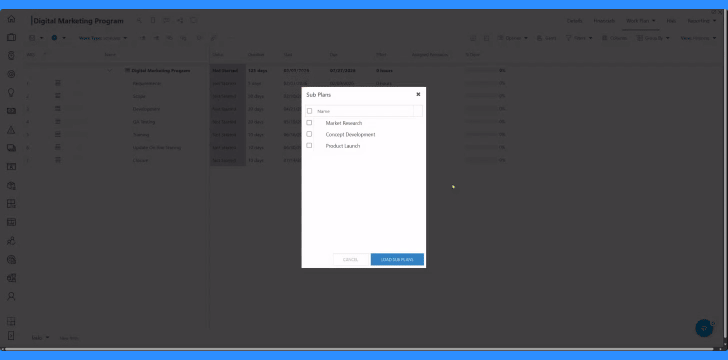 Load Sub Plans into Work Plan.gif