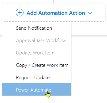 Select POwer Automate Action.png