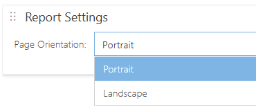 Status Report Orientation Settings.png