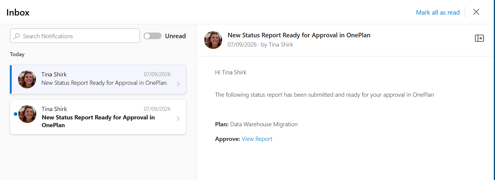 In App notification status report.png